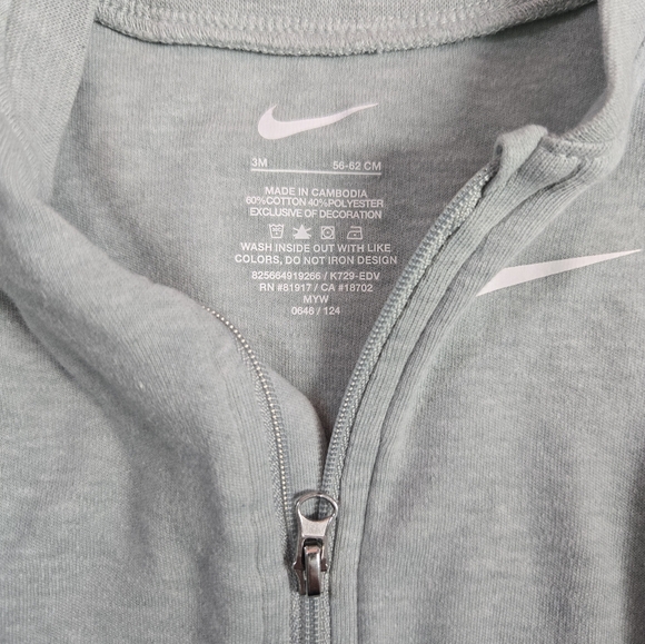 Nike baby Footie 3 month Green - Picture 5 of 5